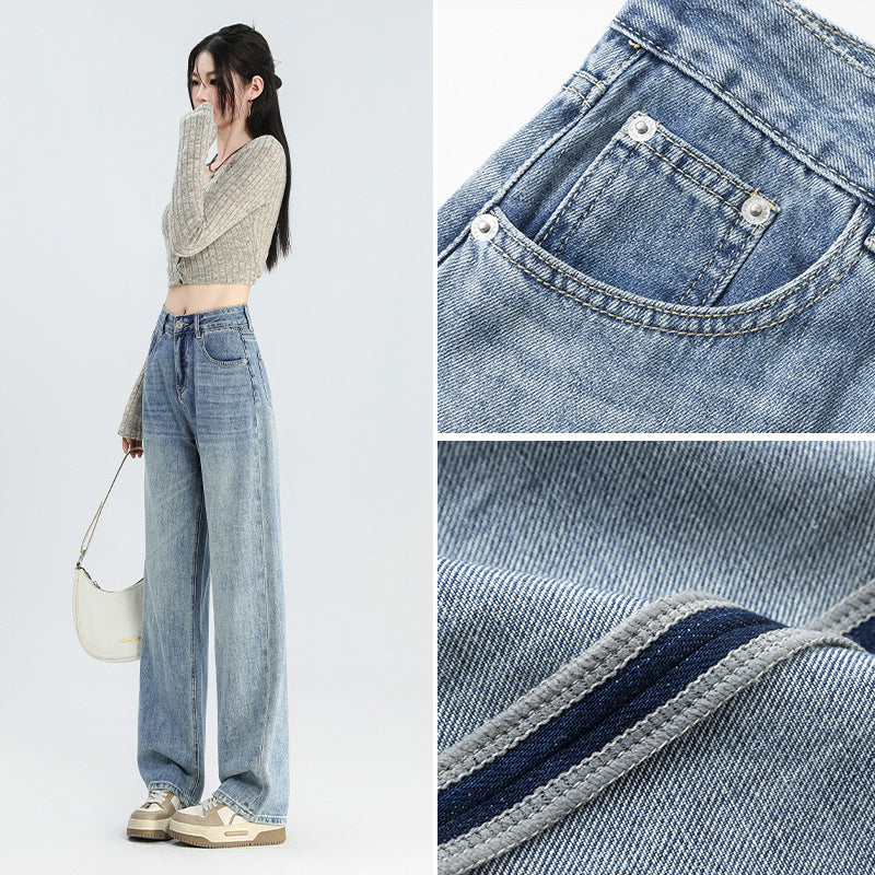 Turkish High-quality Narrow Wide-leg Jeans