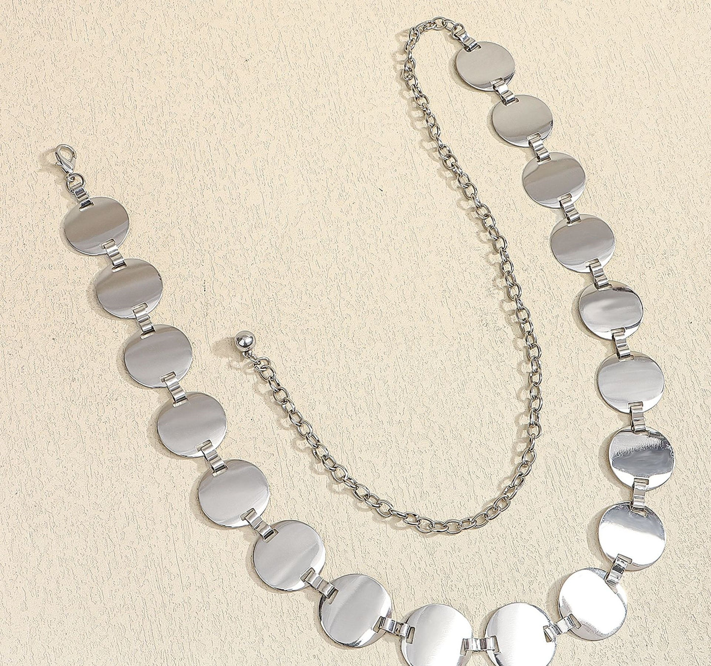 Small Round Slice Waist Chain With Skirt Pants Chain