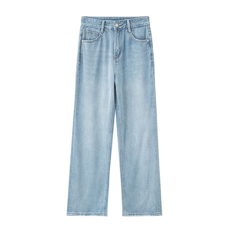 Tencel Lyocell Wide-leg Jeans