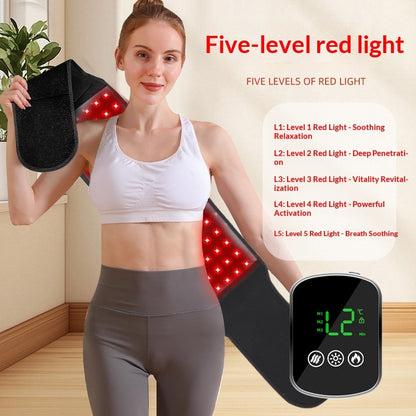 Infrared Physiotherapy Heat Pad For Warming And Massaging The Lower Back Uterine-warming Waist Belt